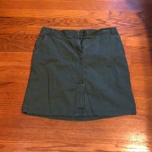 Jcrew chino skirt